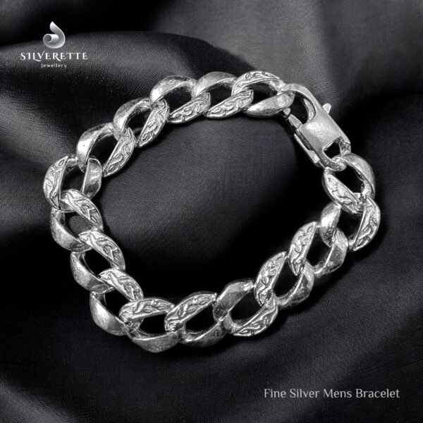 SJ Fine Silver Bracelet-01 - Image 4