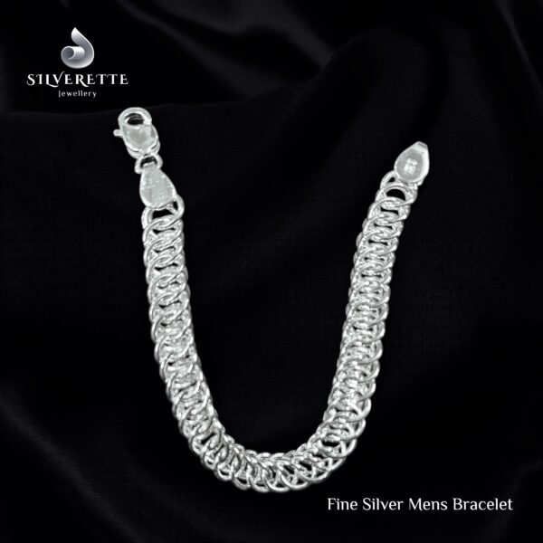 SJ Fine Silver Bracelet-02 - Image 5